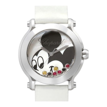 Pre-owned Chopard Happy Sport "Mickey Mouse" 38 mm reference 278475-3032 in Geneva - Certified pre-owned - Minty Watches