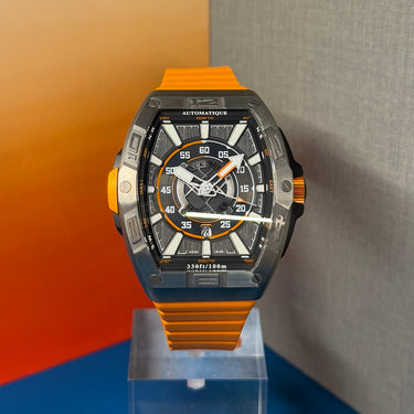 Pre-owned certified Franck Muller Skafander reference SKF43SCTTBRTTOR from 2026 in Geneva - Certified pre-owned - Minty Watches