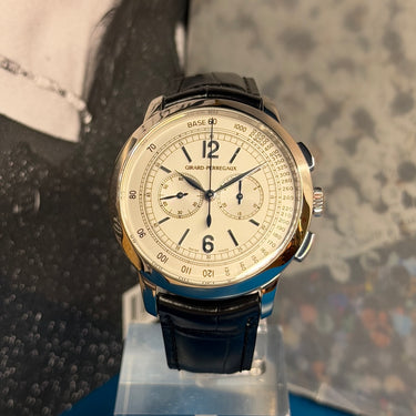 Pre-owned certified Girard Perregaux 1966 reference 49539-53-151-BK6A from 2019 in Geneva - Certified pre-owned - Minty Watches
