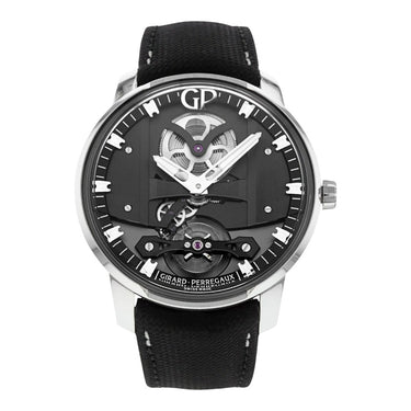 Pre-owned Girard-Perregaux Free Bridge 44mm Skeleton Black Dial reference 82000-11-631-FA6A in Geneva - Certified pre-owned - Minty Watches