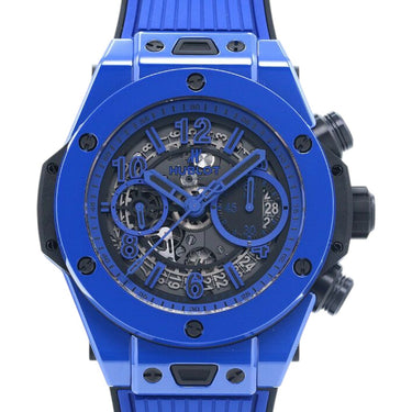 Pre-owned Hublot Big Bang Unico Blue Magic Limited Edition 45 mm reference 411.ES.5119.RX in Geneva - Certified pre-owned - Minty Watches