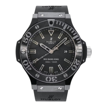 Pre-owned Hublot Big Bang King Ice Bang 48mm Black Dial Automatic Ceramic ref 322.CK.1140.RX in Geneva - Certified pre-owned - Minty Watches