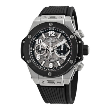 Pre-owned Hublot Big Bang Unico Titanium Ceramic 44mm Skeleton Dial reference 421. NM 1170 RX in Geneva - Certified pre-owned - Minty Watches