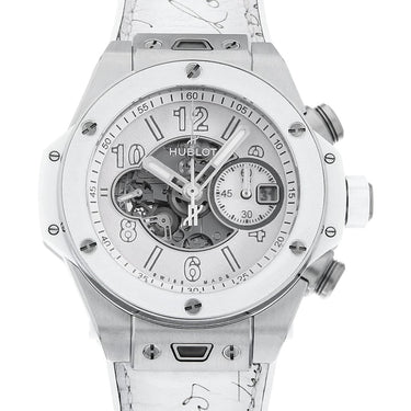 Pre-owned Big Bang Unico Berluti White Grey Limited Edition reference 421.NE.0500.VR.JBER22 in Geneva - Certified pre-owned - Minty Watches