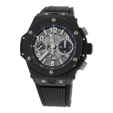 Pre-owned Hublot Big Bang Unico Black Magic Chronograph 44mm Skeleton Dial ref 421.CI.1170.RX in Geneva - Certified pre-owned - Minty Watches