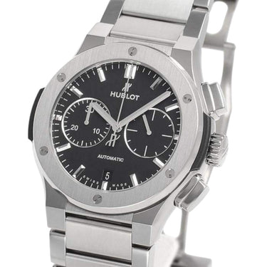 Pre-owned Hublot Classic Fusion Chronograph Titanium 45 mm reference 521.NX.1170.NX in Geneva - Certified pre-owned - Minty Watches