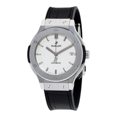 Pre-owned Hublot Classic Fusion Titanium Silver Dial 38mm Automatic reference 565.NX.2611.RX in Geneva - Certified pre-owned - Minty Watches