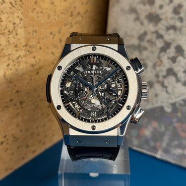 Pre-owned certified Hublot Classic Fusion Aerofusion reference 525.NX.0170.LR from 2020 in Geneva - Certified pre-owned - Minty Watches