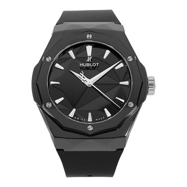 Pre-owned Hublot Classic Fusion Orlinski Black Magic Ceramic 40 mm reference 550.CS.1800.RX.ORL21 in Geneva - Certified pre-owned - Minty Watches