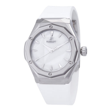Pre-owned Hublot Classic Fusion Orlinski Titanium White 40mm reference 550.NS.2200.RW.ORL20 in Geneva - Certified pre-owned - Minty Watches
