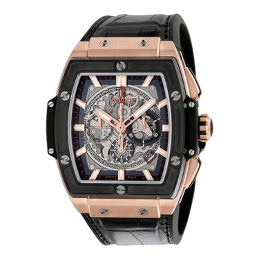 Pre-owned Hublot Spirit of Big Bang King Gold Ceramic 45 mm ref 601.OM.0183.LR in Geneva - Certified pre-owned - Minty Watches