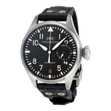 Pre-owned IWC Big Pilot's Watch 7 Days 46 mm Black Dial Automatic reference IW500901 in Geneva - Certified pre-owned - Minty Watches