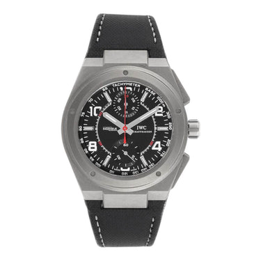 Pre-owned IWC Ingenieur Chronograph AMG 42mm Titanium Black Dial Automatic reference IW372504 in Geneva - Certified pre-owned - Minty Watches