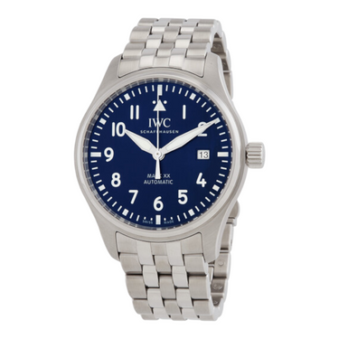 Pre-owned IWC Pilot's Mark XX Automatic Blue Dial 40 mm reference IW328204 in Geneva - Certified pre-owned - Minty Watches