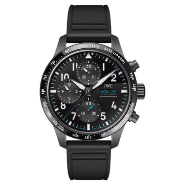 Pre-owned IWC Pilot's Watch Performance Chronograph 41 Mercedes-AMG Petronas Black Dial reference IW388306 in Geneva - Certified pre-owned - Minty Watches