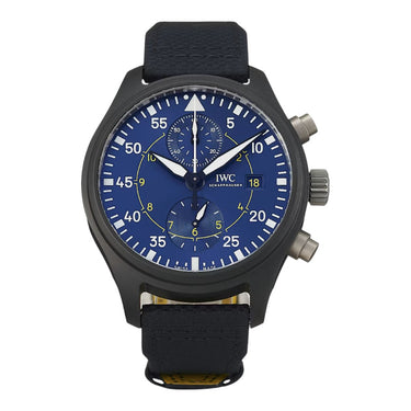 Pre-owned IWC Schaffhausen Pilot's Watch Chronograph Edition "Blue Angels" reference IW389008 in Geneva - Certified pre-owned - Minty Watches
