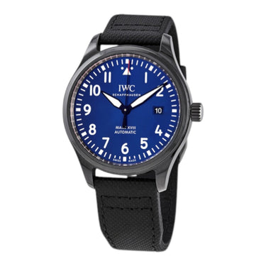 Pre-owned IWC Pilot's Watch Mark XVIII Laureus Sport For Good Limited Edition ref IW324703 in Geneva - Certified pre-owned - Minty Watches