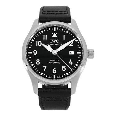 Pre-owned IWC Pilot's Watch Mark XX 40 mm Black Dial Automatic reference IW328201 in Geneva - Certified pre-owned - Minty Watches