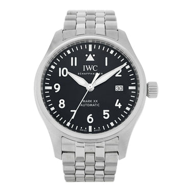 Pre-owned IWC Pilot's Watch Mark XX 40 mm Black Dial Automatic reference IW328202 in Geneva - Certified pre-owned - Minty Watches