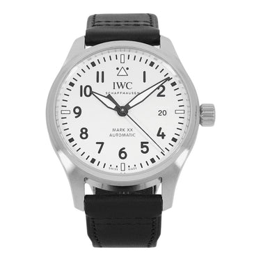 Pre-owned IWC Pilot's Watch Mark XX 40 mm White Dial Automatic reference IW328207 in Geneva - Certified pre-owned - Minty Watches