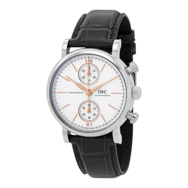 Pre-owned IWC Portofino Chronograph 39 mm Automatic Silver Dial reference IW391406 in Geneva - Certified pre-owned - Minty Watches