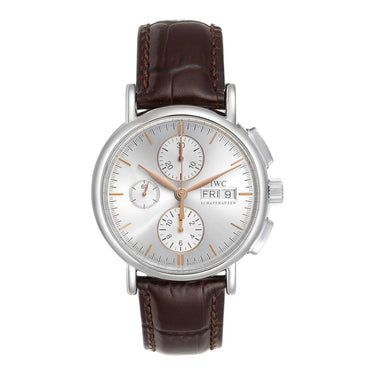Pre-owned IWC Portofino Chronograph 41mm Silver Dial Automatic reference IW378302 in Geneva - Certified pre-owned - Minty Watches