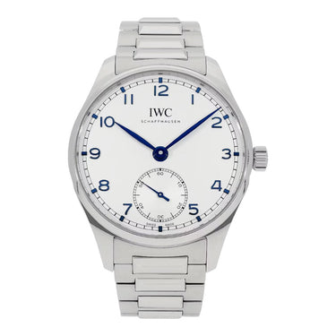 Pre-owned IWC Portugieser Automatic 40,4 mm Silver Dial reference IW358312 in Geneva - Certified pre-owned - Minty Watches