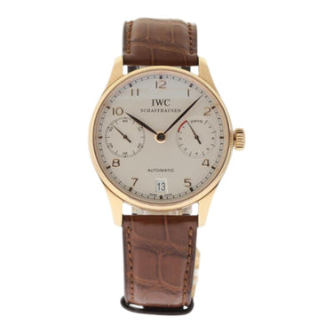 Pre-owned IWC Portugieser Automatic 42 mm Silver Dial reference IW500113 in Geneva - Certified pre-owned - Minty Watches