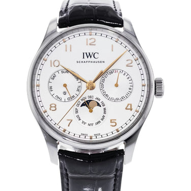 Pre-owned IWC Portuguese Perpetual Calendar 42 mm reference IW344203 in Geneva - Certified pre-owned - Minty Watches