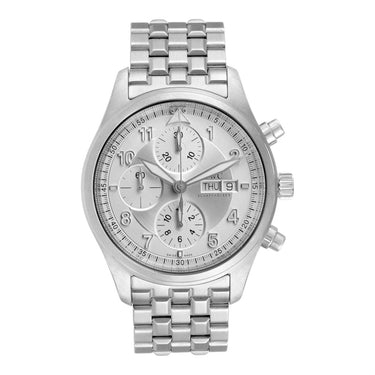 Pre-owned IWC Pilot's Watch Chronograph Spitfire 42 mm Automatic Silver Dial ref IW371705 in Geneva - Certified pre-owned - Minty Watches