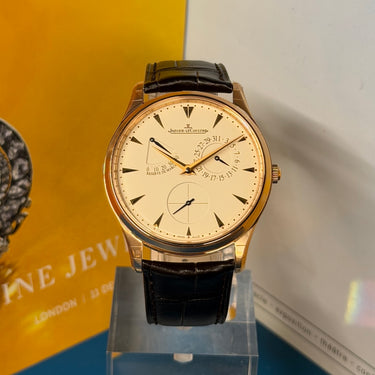 Pre-owned certified Jaeger-LeCoultre Master Ultra Thin Power Reserve Q1372520 from 2025 in Geneva - Certified pre-owned - Minty Watches