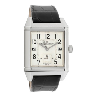 Pre-owned Jaeger-LeCoultre Reverso Squadra Hometime Silver Dial Automatic reference Q7008420 in Geneva - Certified pre-owned - Minty Watches
