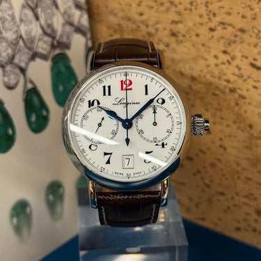 Longines Heritage Chronograph L2.775.4.23.3 - Certified pre-owned- Minty Watches