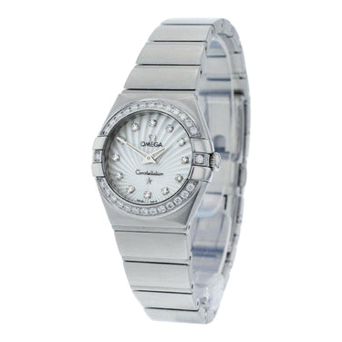 Pre-owned Omega Constellation Quartz 24mm White Dial reference 123.15.24.60.55.002 in Geneva - Certified pre-owned - Minty Watches