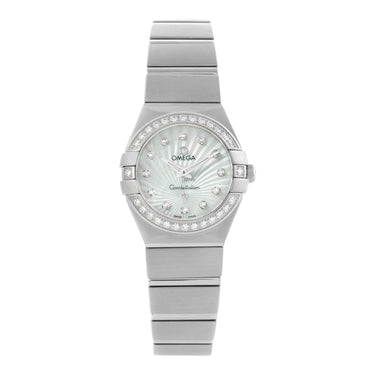 Pre-owned Omega Constellation Quartz 27 mm reference 123.15.27.60.55.002 in Geneva - Certified pre-owned - Minty Watches