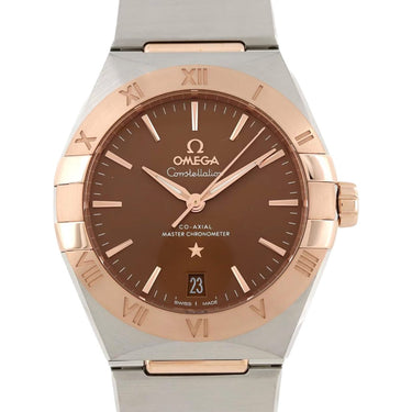 Pre-owned Omega Constellation Brown Dial 36 mm Automatic Steel&Gold reference 131.20.36.20.13.001 in Geneva - Certified pre-owned - Minty Watches