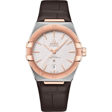 Pre-owned Omega Constellation 39 mm Steel & Gold Silver Dial Automatic reference 131.23.39.20.02.001 in Geneva - Certified pre-owned - Minty Watches