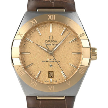 Pre-owned Omega Constellation 39 mm Steel & Gold Champagne Dial Automatic reference 131.23.39.20.08.001 in Geneva - Certified pre-owned - Minty Watches