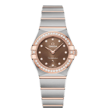 Pre-owned Omega Constellation Manhattan Brown Dial Quartz reference 131.25.25.60.63.001 in Geneva - Certified pre-owned - Minty Watches