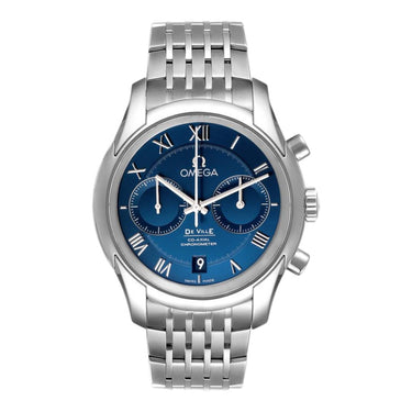 Pre-owned Omega De Ville Co-Axial Chronograph 42mm Automatic Blue Dial reference 431.10.42.51.03.001 in Geneva - Certified pre-owned - Minty Watches
