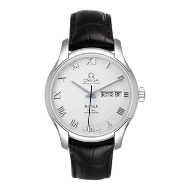 Pre-owned Omega De Ville Annual Calendar Co-Axial 41 mm Silver Dial Automatic reference 431.13.41.22.02.001 in Geneva - Certified pre-owned - Minty Watches