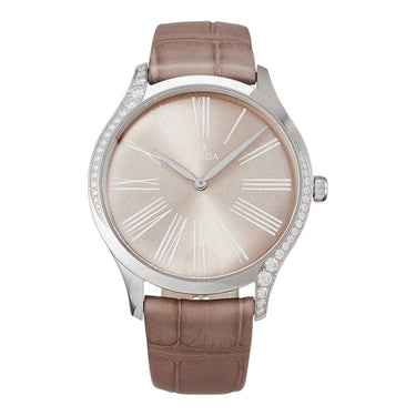 Pre-owned Omega De Ville Trésor 39mm Brown Dial Quartz reference 428.18.39.60.13.001 in Geneva - Certified pre-owned - Minty Watches