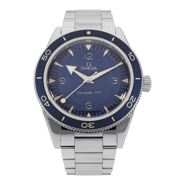 Pre-owned Omega Seamaster 300 Co-Axial Master Chronometer 41mm Blue Dial Automatic reference 234.30.41.21.03.001 in Geneva - Certified pre-owned - Minty Watches