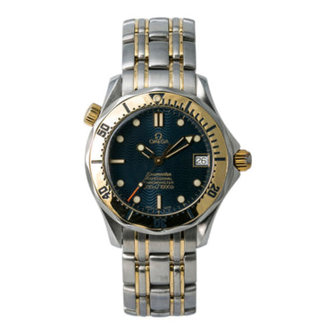 Pre-owned Omega Seamaster 300M 36 mm Blue Dial Automatic Steel & Yellow Gold ref 2352.80 in Geneva - Certified pre-owned - Minty Watches