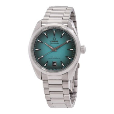 Pre-owned Omega Seamaster Aqua Terra 150M Turquoise Dial 38 mm Automatic reference 220.10.38.20.03.005 in Geneva - Certified pre-owned - Minty Watches
