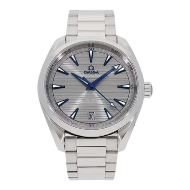 Pre-owned Omega Seamaster Aqua Terra 150M Co-Axial 41 mm Grey Dial ref 220.10.41.21.06.001 in Geneva - Certified pre-owned - Minty Watches