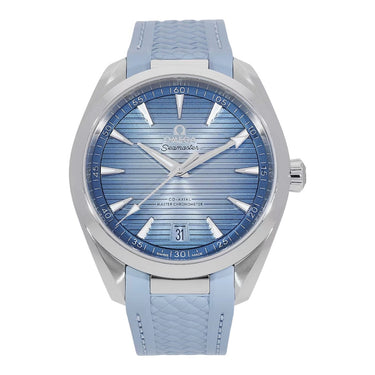 Pre-owned Omega Seamaster Aqua Terra 150M "Summer Blue" 41 mm reference 220.12.41.21.03.008 in Geneva - Certified pre-owned - Minty Watches