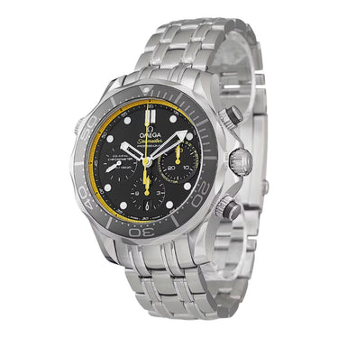 Pre-owned Omega Seamaster Diver 300M Chronograph 44mm Black Dial Automatic ref 212.30.44.50.01.002 in Geneva - Certified pre-owned - Minty Watches
