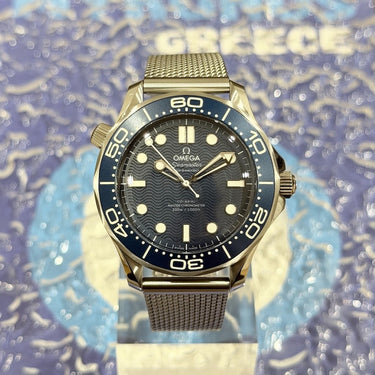 certified pre-owned Omega Seamaster Diver 300M "James Bond 60th" 42mm reference 210.30.42.20.03.002 from 2024 in Geneva - Certified pre-owned - Minty Watches