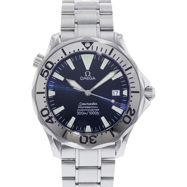 Pre-owned Omega Seamaster Diver 300M 41mm Blue Dial Automatic reference 2255.80 in Geneva - Certified pre-owned - Minty Watches
